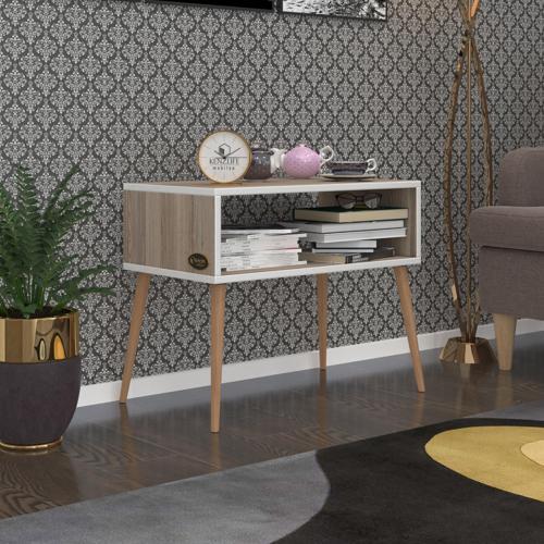 komodin dumrul crd 57*70*39 ahşap ayaklı komidin kitaplık