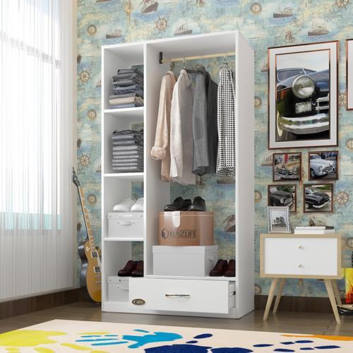 giysi dolabı mengühan 175*90*40 byz gardırop 1 çekmeceli