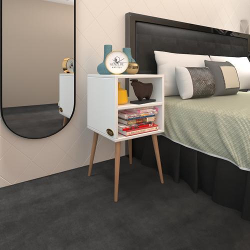 komodin erkeli byz 74*39*39 ahşap ayaklı komidin kitaplık