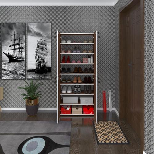 ayakkabılık ayakkabı dolabı kilitli gutan cvz 160*70*32 kapaklı ofis dolabı iki bölme