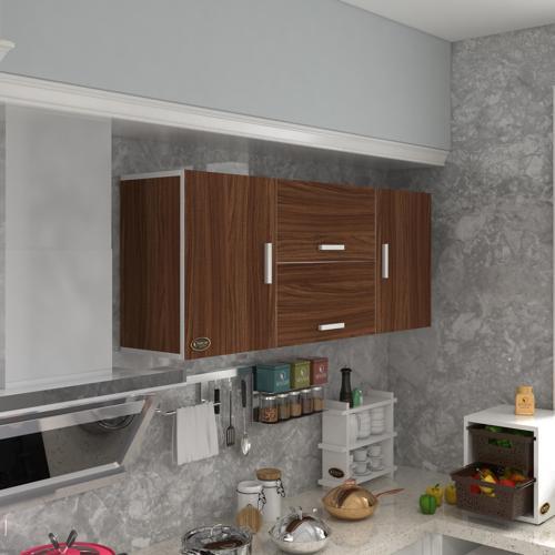 hazır mutfak lucida cvz 060*150*32 mutfak banyo dolabı kapaklı raflı