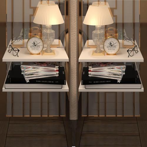 komodin guiseppe 2 li set byz komidin 39*19 2 parça duvara monte askı aparatlı (mng)