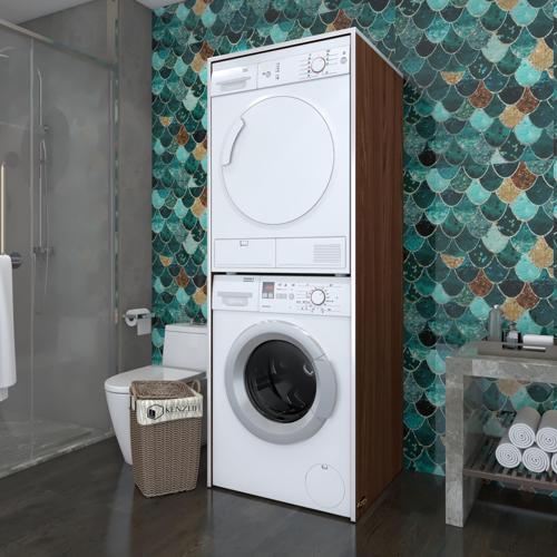 çamaşır-kurutma makinesi dolabı zakhar cvz 180*70*60 banyo kapaksız arkalıksız