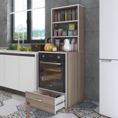 ankastre fırın dolabı aybirgen crd 165*60*56 mutfak çekmeceli