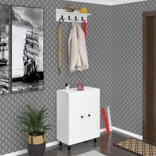 ayakkabılık başmak5 byz 83*060*30 kapaksız 5 raflı 15 çift ayakkabı kapasitesi