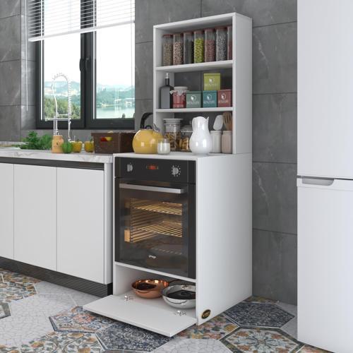 ankastre fırın dolabı bengisu byz 165*60*56 mutfak kapaklı