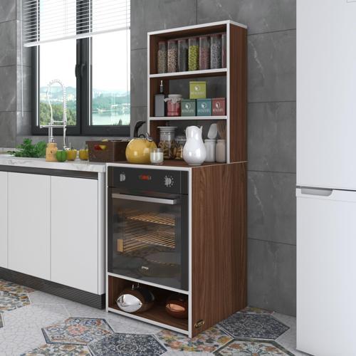 ankastre fırın dolabı canfeza cvz 165*60*56 mutfak raflı