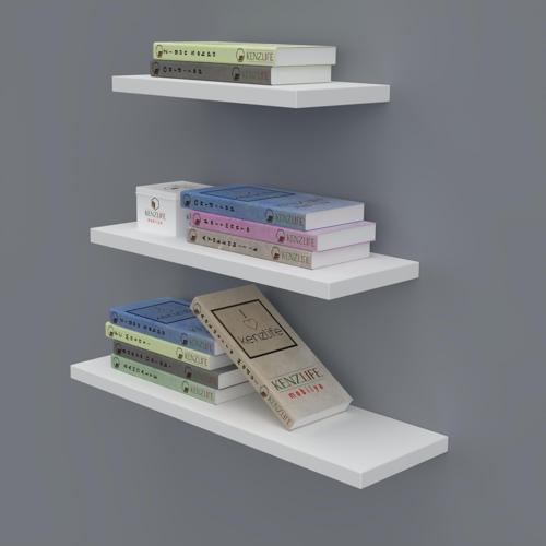 kitaplık hubbu byz 20*30*40*15 3 lü set duvara monte aparatlı duvar rafı