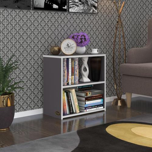 komodin riki gri 60*60*30 komidin kitaplık ayakkabılık