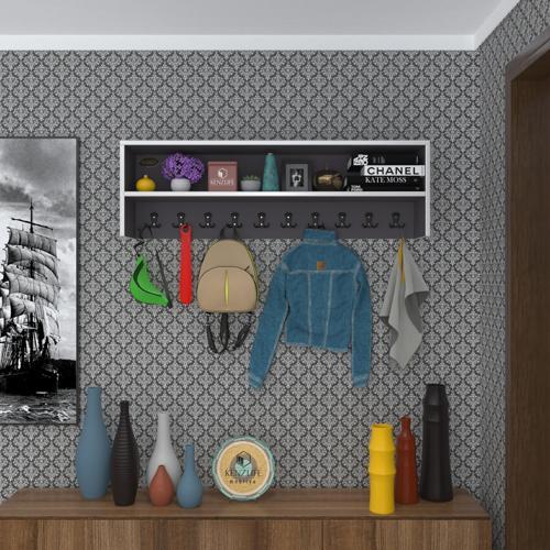 elbise askılığı askılık zeytuni gri 35*120*20 siyah 10 adet askı portmanto raflı