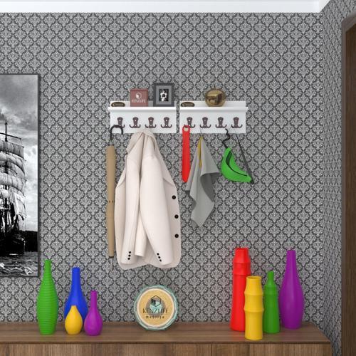 elbise askılığı karayemiş2 byz 26*076*12 vestiyer portmanto askı askılık 8 adet askı