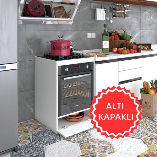 ankastre modülü kabini berilyum byz fırın ocak dolabı kapaklı