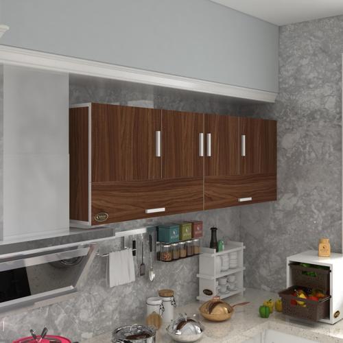 hazır mutfak perenna cvz 060*180*32 mutfak banyo dolabı kapaklı raflı