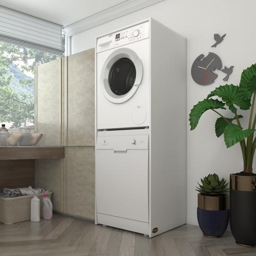 çamaşır-bulaşık makinesi dolabı borya byz 180*70*60 banyo kapaksız arkalıksız