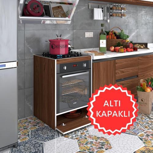 ankastre modülü kabini berilyum cvz fırın ocak dolabı kapaklı