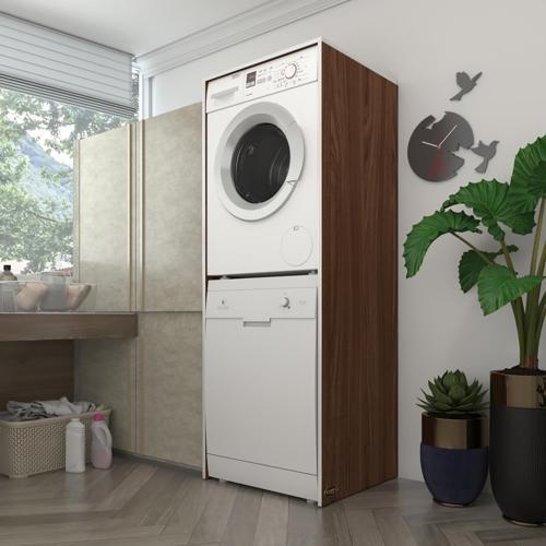 çamaşır-bulaşık makinesi dolabı borya cvz 180*70*60 banyo kapaksız arkalıksız