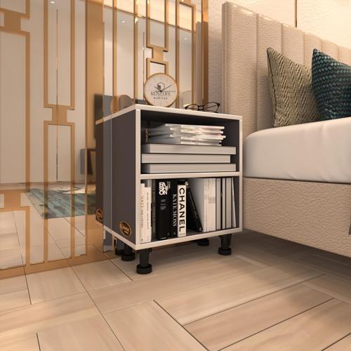komodin tereşkova gri 47*39*19 mutfak banyo ofis dolabı komidin siyah ayaklı (m)