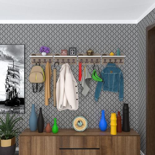 elbise askılığı karayemiş4 crd 26*152*12 vestiyer portmanto askı askılık 16 adet askı