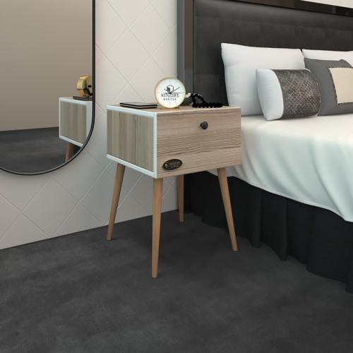 komodin tora crd 60*39*39 komidin ahşap ayaklı kitaplık ayakkabılık kapaklı arkalıklı