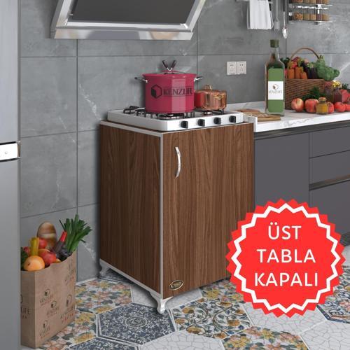 ocak dolabı hoşseda cvz 85*60*56 hazır mutfak klasik set üstü ocak için arkalıksız