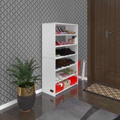 ayakkabılık goya byz 120*70*30 arkalıksız ayakkabı ofis dolabı iki bölme