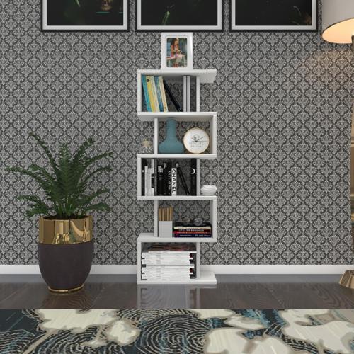 kitaplık raf diba1 byz 129X040x19 banyo kiler ofis (m)