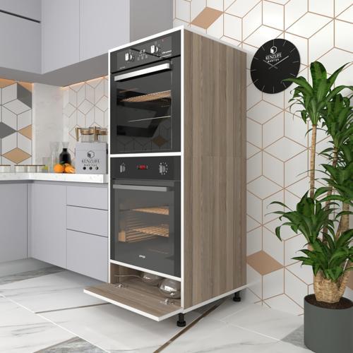 fırın dolabı halime crd 145*60*56 mutfak kapaklı ayaklı banyo kiler ofis