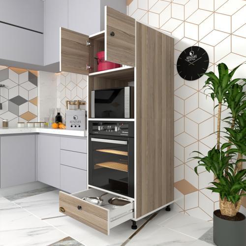 fırın dolabı kamile crd 162*60*56 mutfak çekmeceli ayaklı banyo kiler ofis