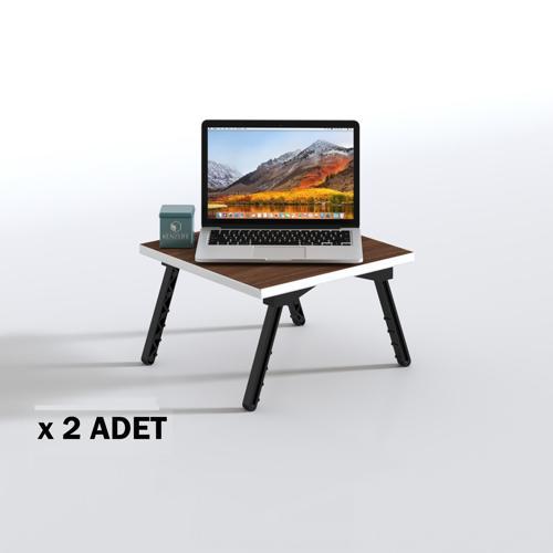 laptop dizüstü bilgisayar sehpası tankutay cvz 2 li set 20*39*39 yemek sofra siyah ayak