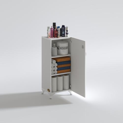 mutfak dolabı zehra 088*050*032 byz kilitli ayaklı banyo evrak ofis kitaplık ayakkabılık kiler
