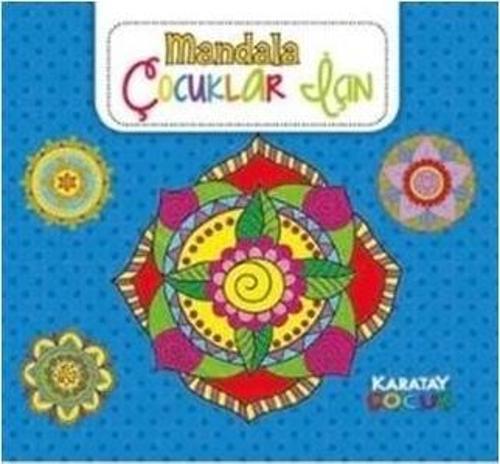 Boyama Kitabı Çocuklar İçin Mandala Mavi Karatay 153-00-0195