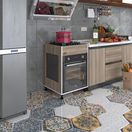 ankastre modülü kabini haya busa3 crd 85*60*56 fırın ocak dolabı ayarlı ayaklı üstten