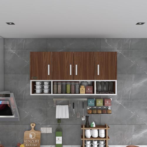hazır mutfak severus cvz 060*120*32 mutfak banyo dolabı kapaklı raflı