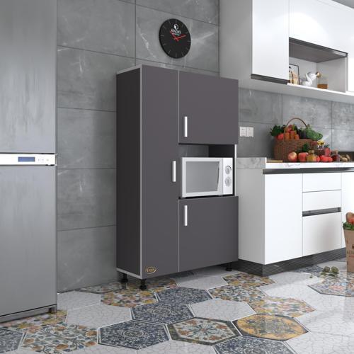 mini fırın dolabı alpkuntsağ gri 148*90*30 ayaklı mikroalga midi fırın mutfak