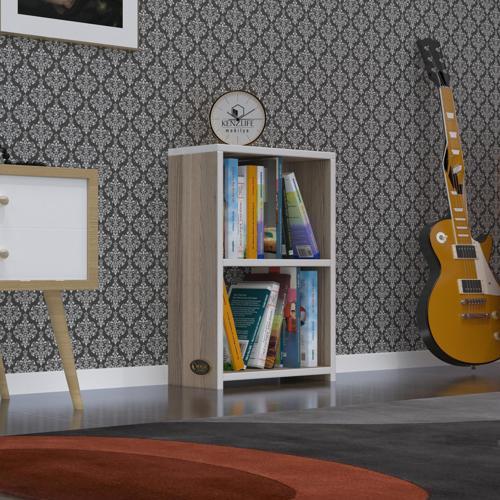 kitaplık süper ga 060*40*19 crd 2 katlı tek bölme ofis mutfak banyo dolabı arkalıksız
