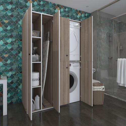 çamaşır-kurutma makinesi dolabı kapaklı yaromira crd 180*120*60 banyo arkalıksız