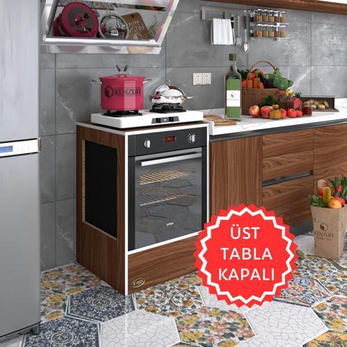 ankastre modülü kabini kalsiyum3 cvz fırın ocak dolabı sabit tabla