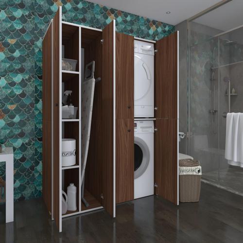 çamaşır-kurutma makinesi dolabı kapaklı yaromira cvz 180*120*60 banyo arkalıksız