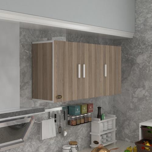 hazır mutfak dirca32 crd 060*120*32 mutfak banyo dolabı kapaklı raflı