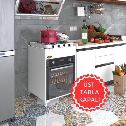 ankastre modülü kabini lantanyum byz fırın ocak dolabı sabit tabla ayaklı