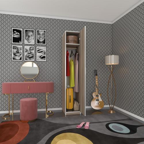 gardırop öğrenci dolabı tek kapılı kasımpatı crd 180*35*42 crd gardolap dolap ofis