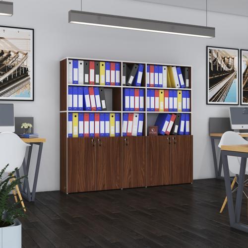 klasör dolabı kilitli gökbörü cvz 175*200*30 klasörlük kitaplık ofis arkalıksız