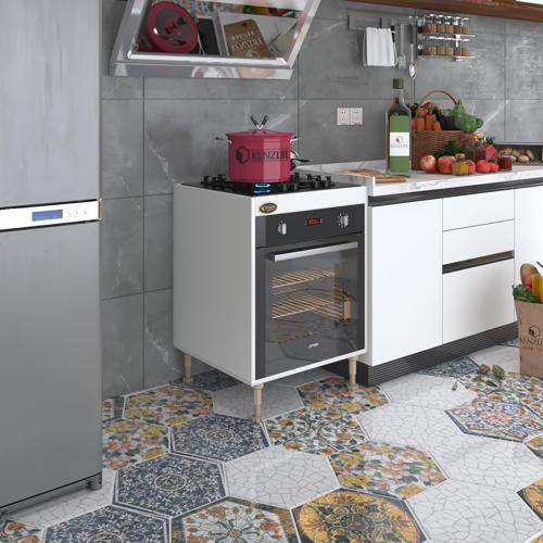 ankastre modülü kabini lev yaşin byz 89-81*60*56 fırın ocak dolabı ayarlı ayaklı