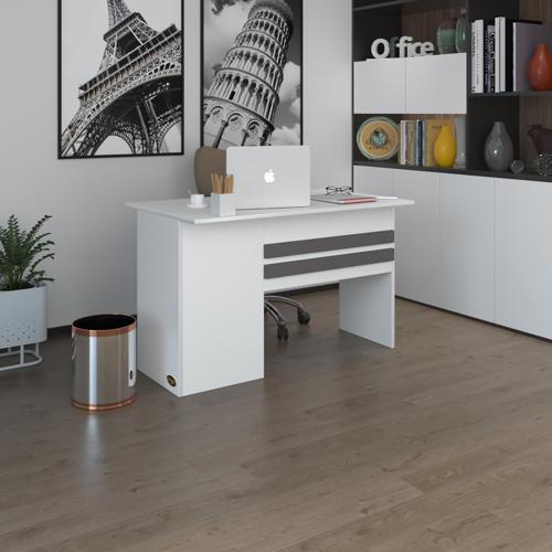 ofis masası kamikaze byz sağ 75*130*60 raflı dolap şeritli bilgisayar çalışma masası