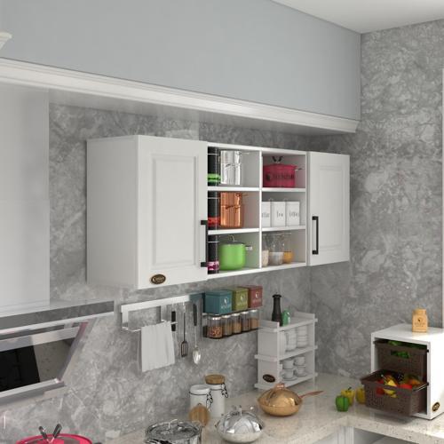 hazır mutfak dolabı biber90 byz mod1 90*160*32 mebran kapak suntalam gövde