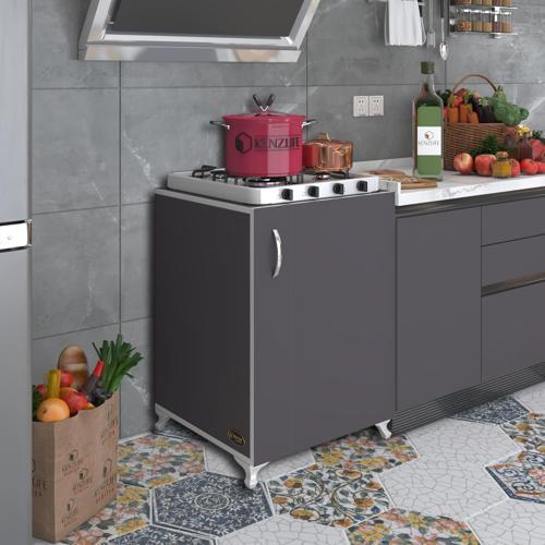 ocak dolabı ahunaz gri 85*60*56 hazır mutfak klasik set üstü ocak için arkalıksız