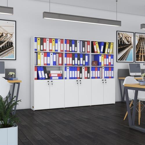 klasör dolabı kilitli kutalmış byz 175*240*30 klasörlük kitaplık ofis arkalıksız