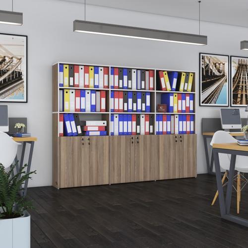 klasör dolabı kilitli kutalmış crd 175*240*30 klasörlük kitaplık ofis arkalıksız