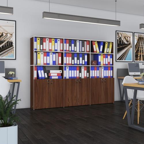 klasör dolabı kilitli kutalmış cvz 175*240*30 klasörlük kitaplık ofis arkalıksız