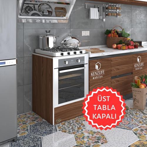 ankastre modülü kabini neon cvz fırın ocak dolabı sabit tabla